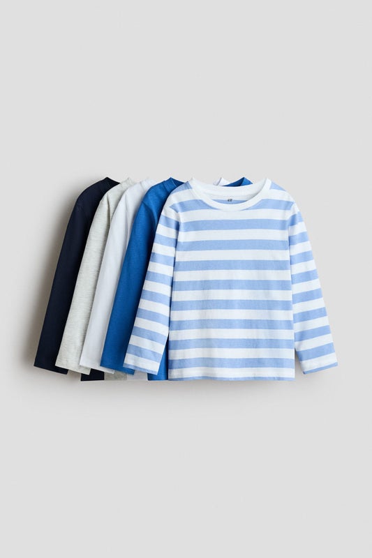 5-pack cotton jersey tops