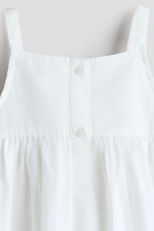 Embroidered strappy dress