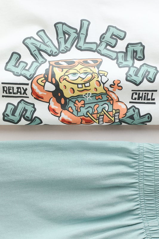 Printed cotton pyjamas