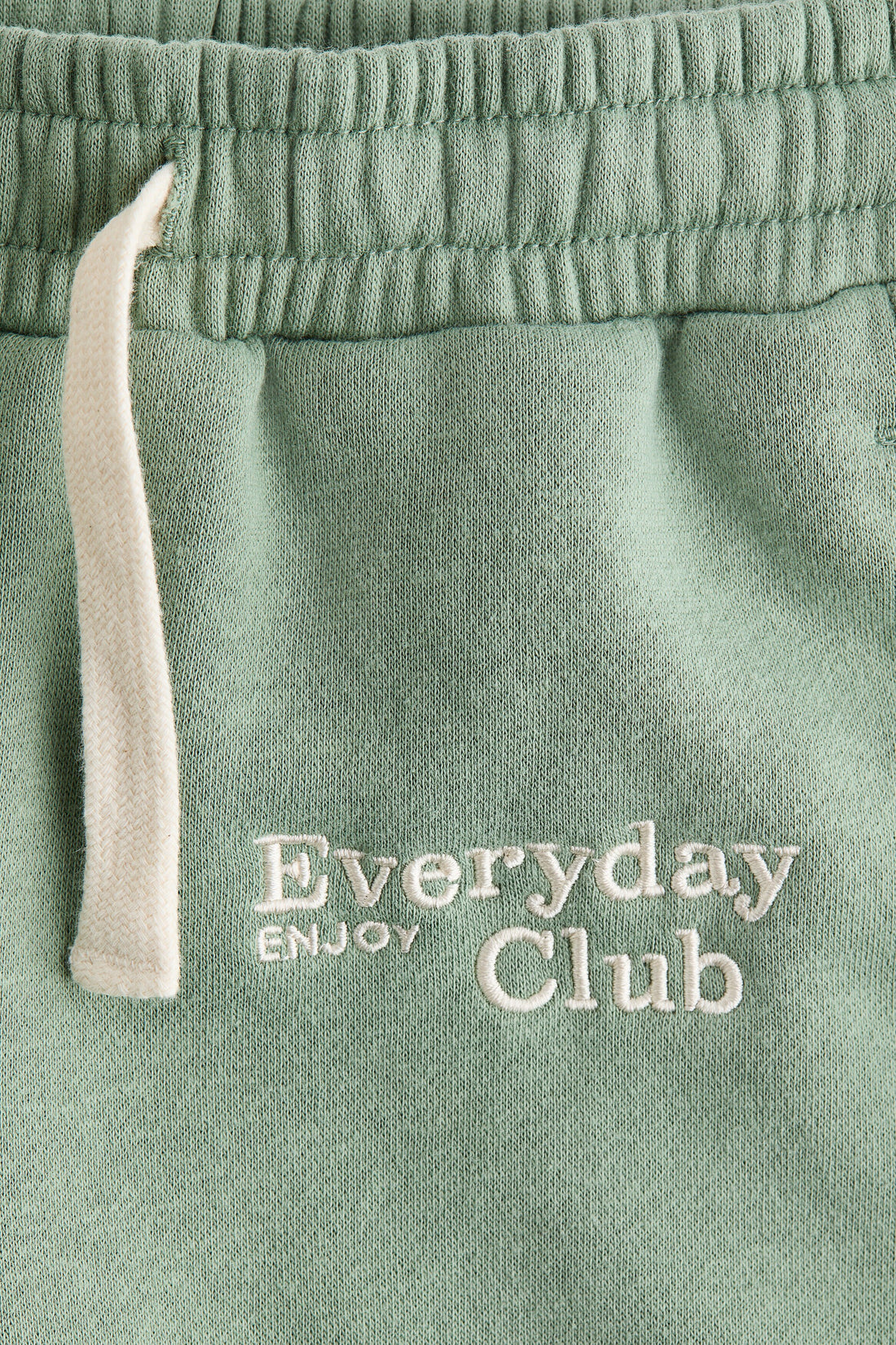 Embroidery-detail joggers