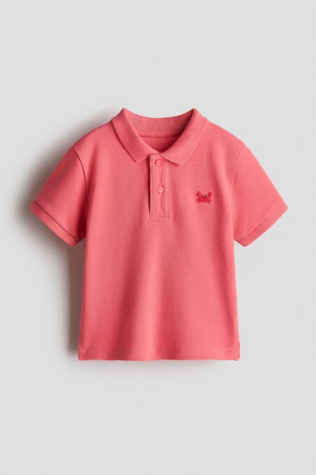 Embroidery-detail polo shirt