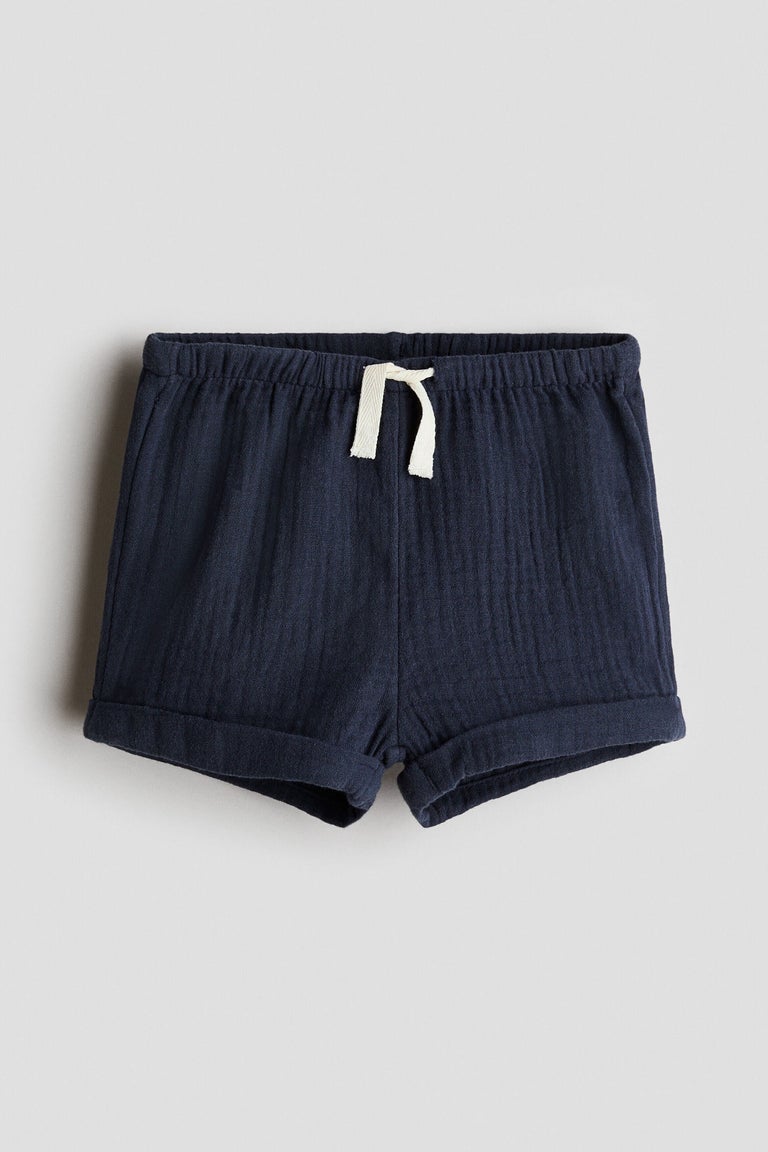 Cotton muslin shorts Image 1 of 2
