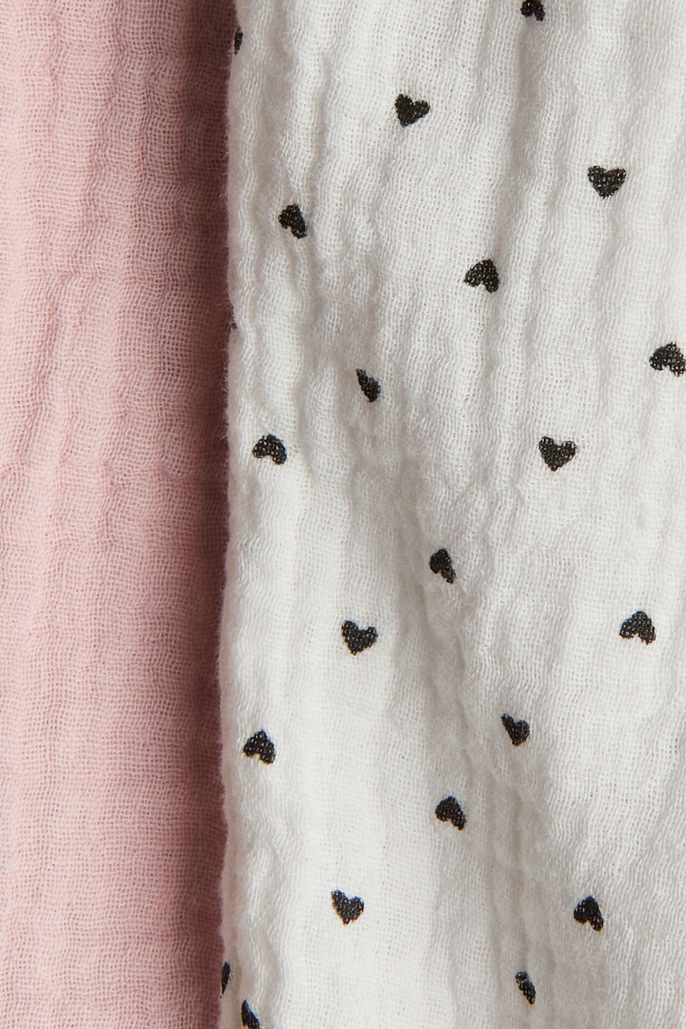 2-pack cotton muslin trousers