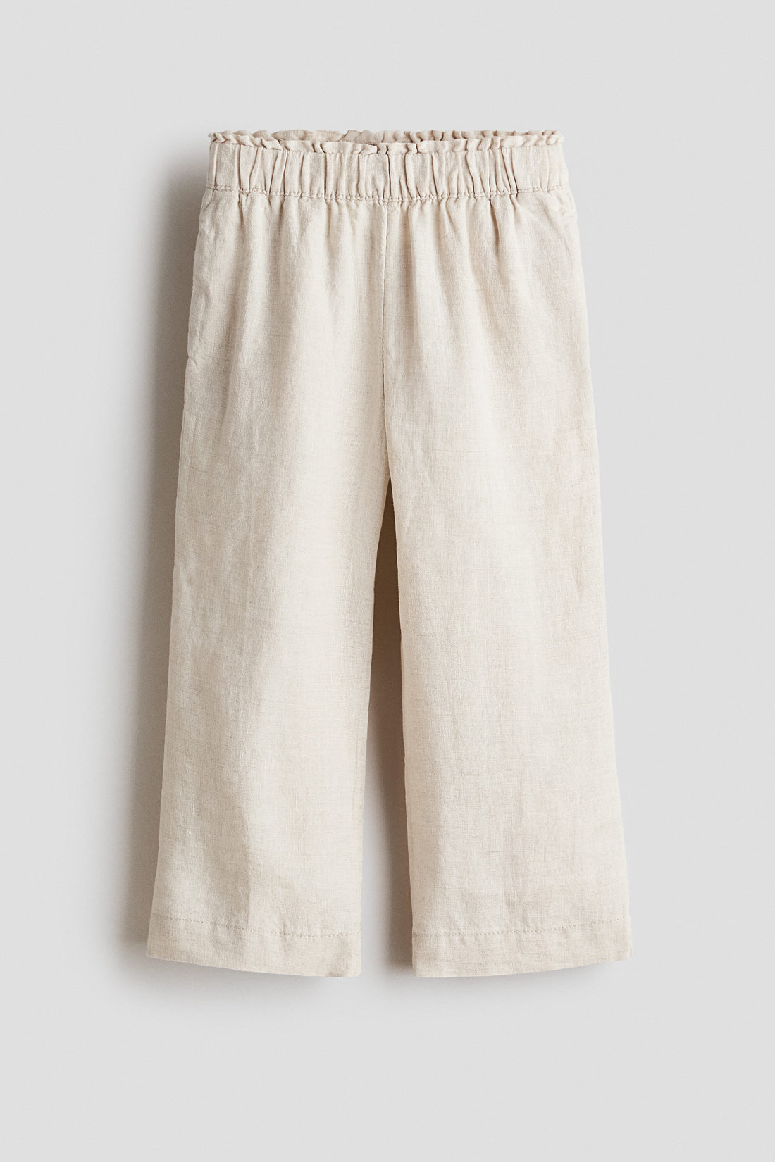 Linen trousers - Light Beige 9 / 2-3 Years