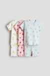 3-pack cotton pyjamas