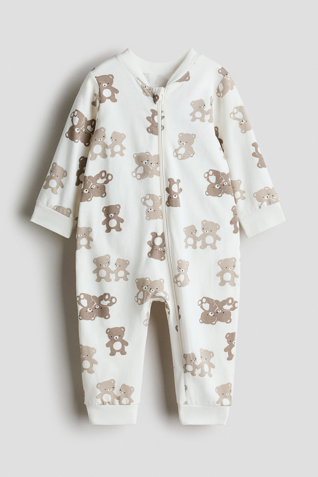 Patterned sleepsuit - White Bears 1 / 1.5-2 Years