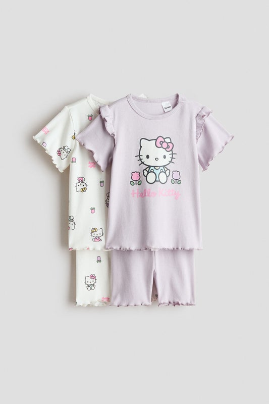 2-pack printed pyjamas