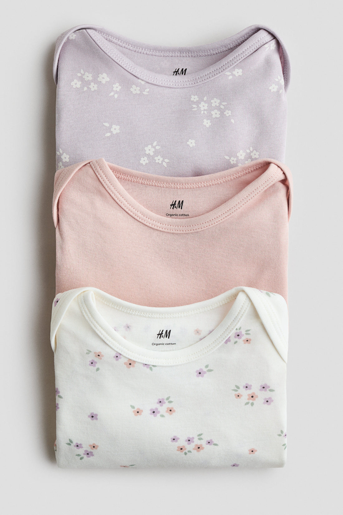 3-pack printed jersey bodysuits