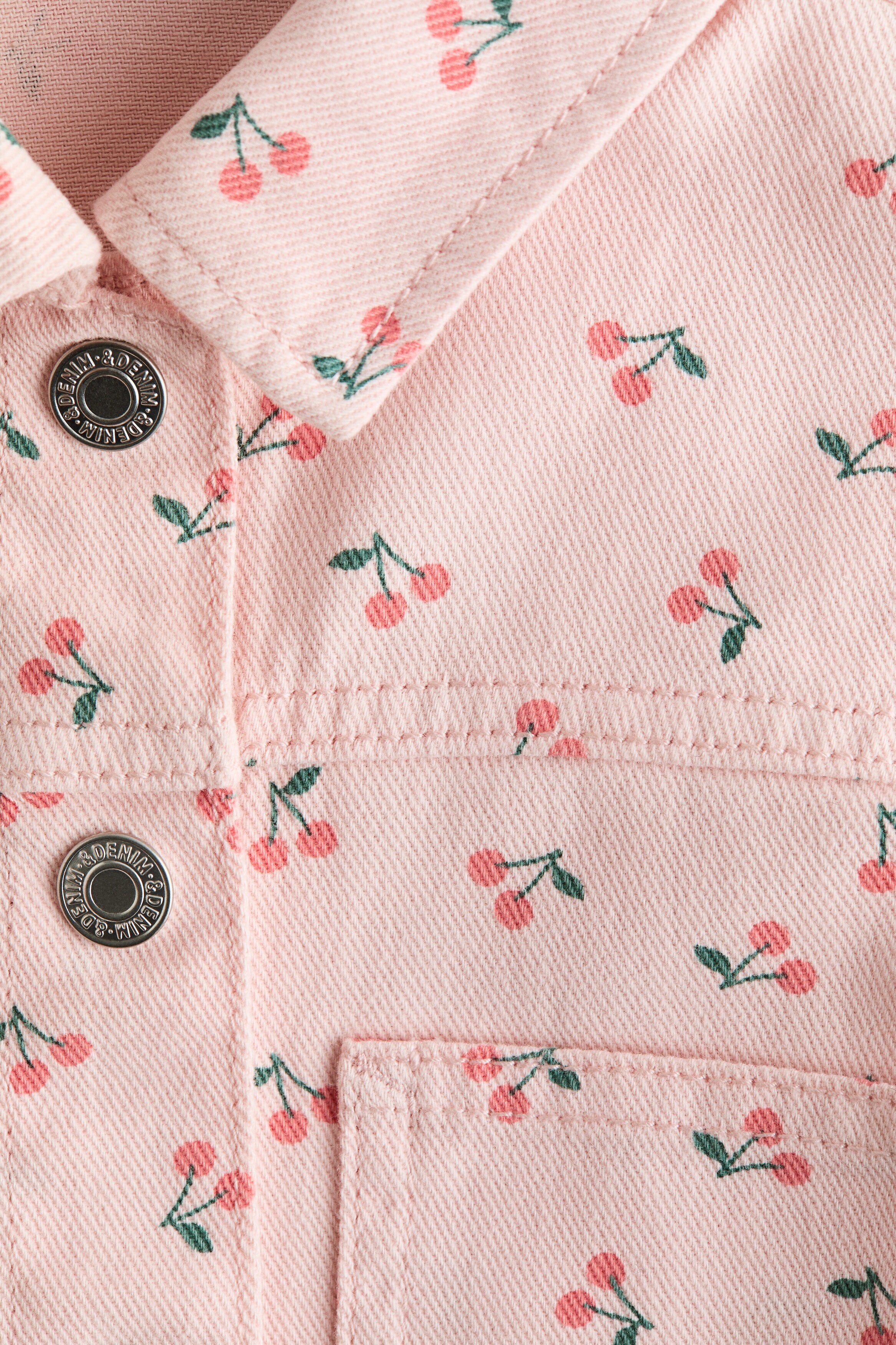 Printed twill jacket
