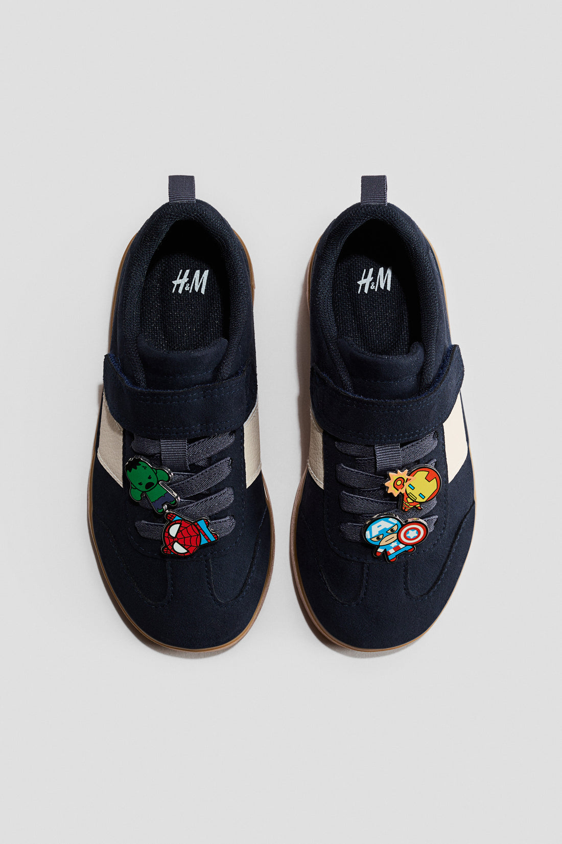 Appliquéd trainers - Blue Marvel Comics / 13.5