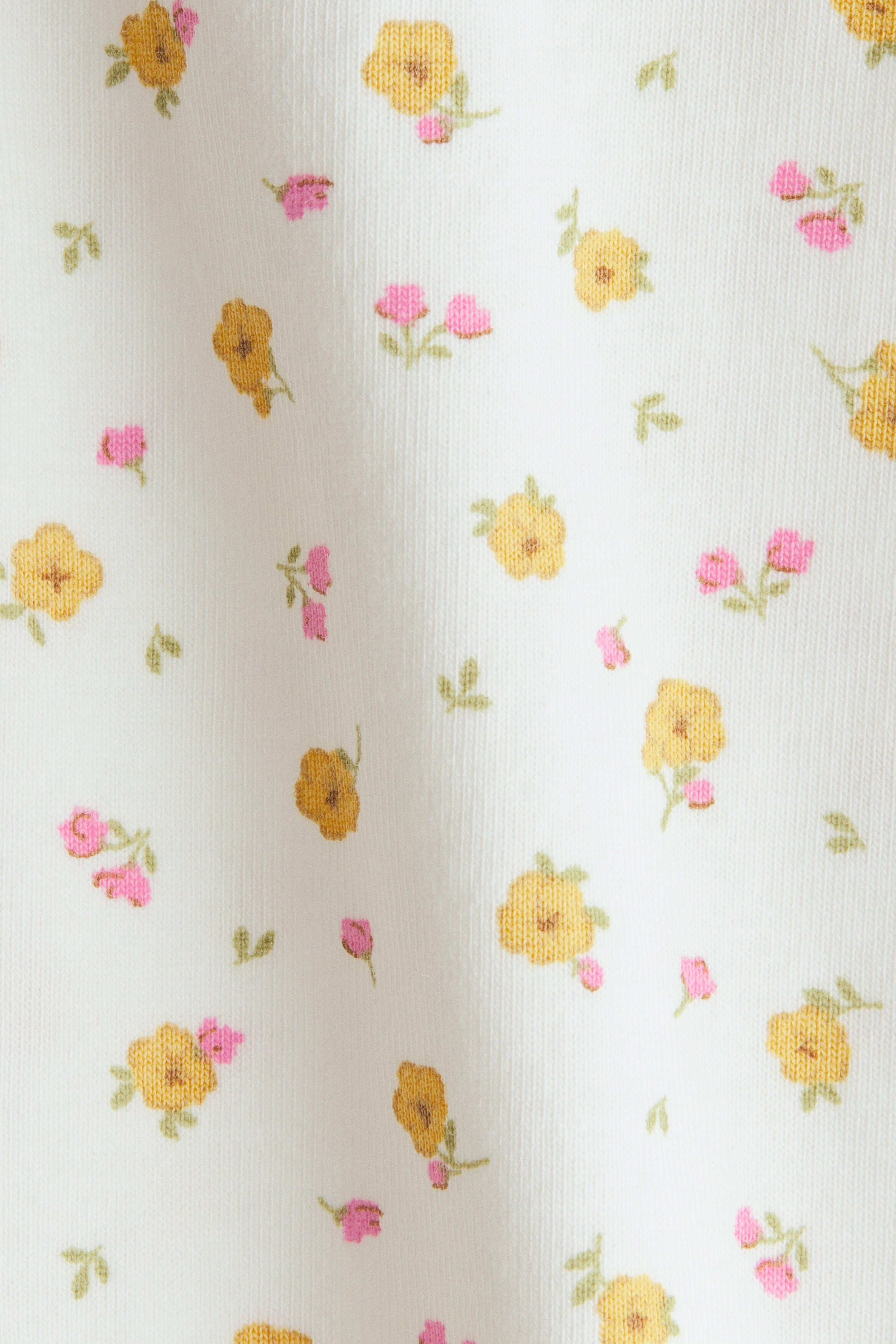 Printed cotton leggings