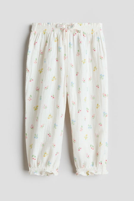 Cotton muslin trousers