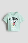 Printed cotton T-shirt