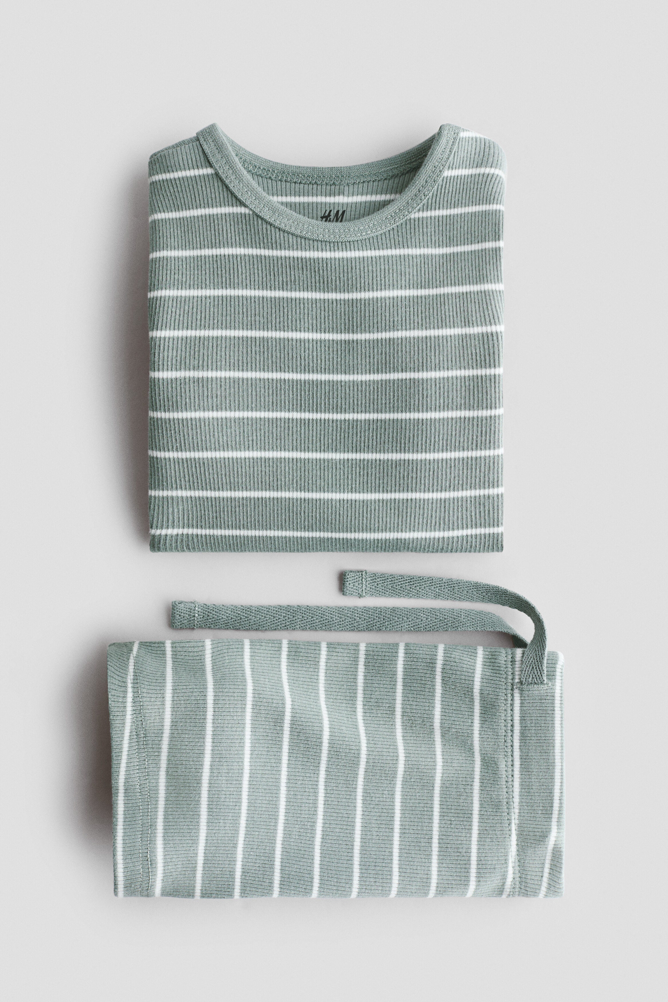 2-piece ribbed cotton set