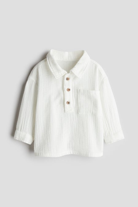 Cotton muslin shirt