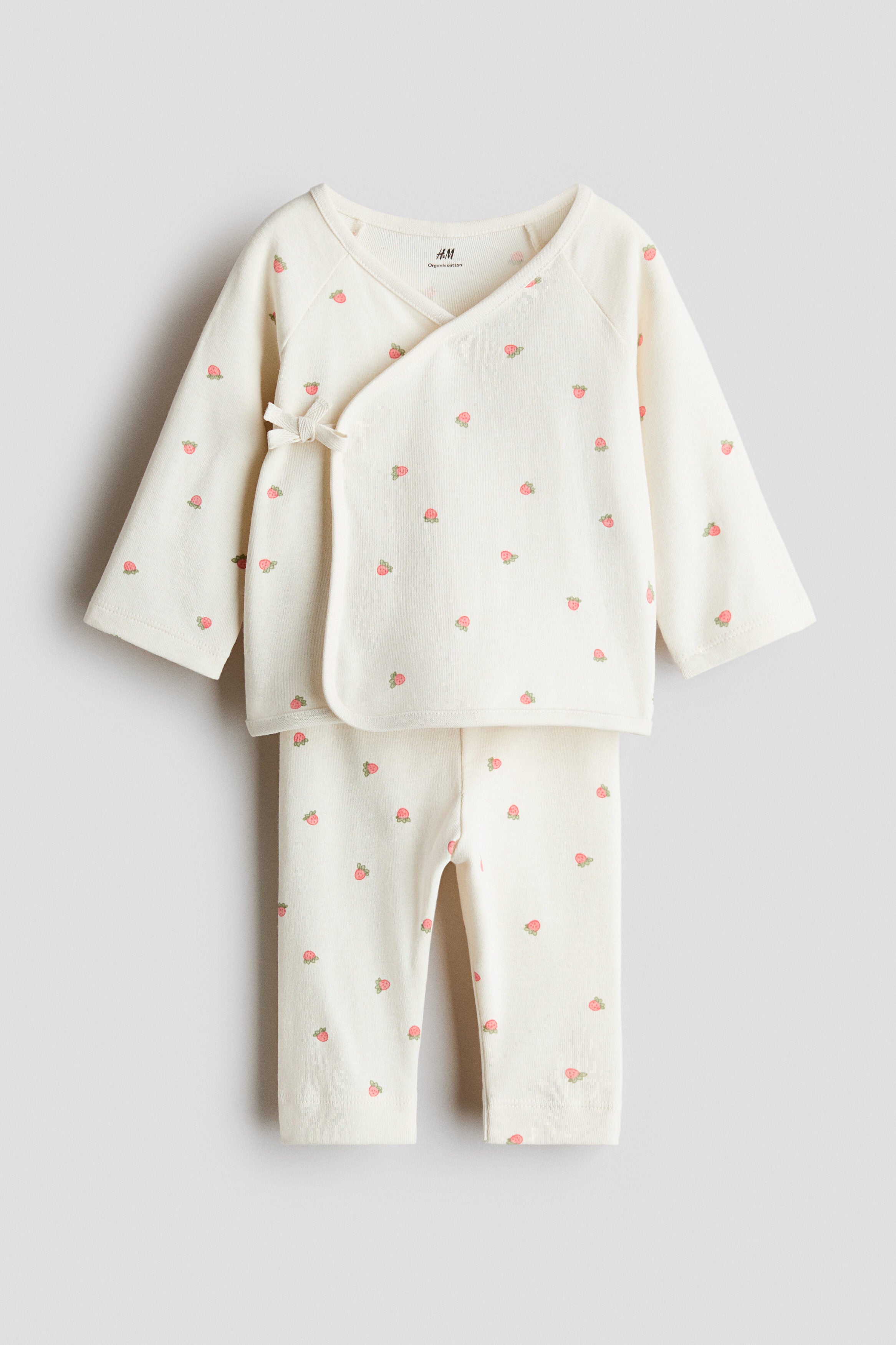 2-piece wrapover top and leggings set