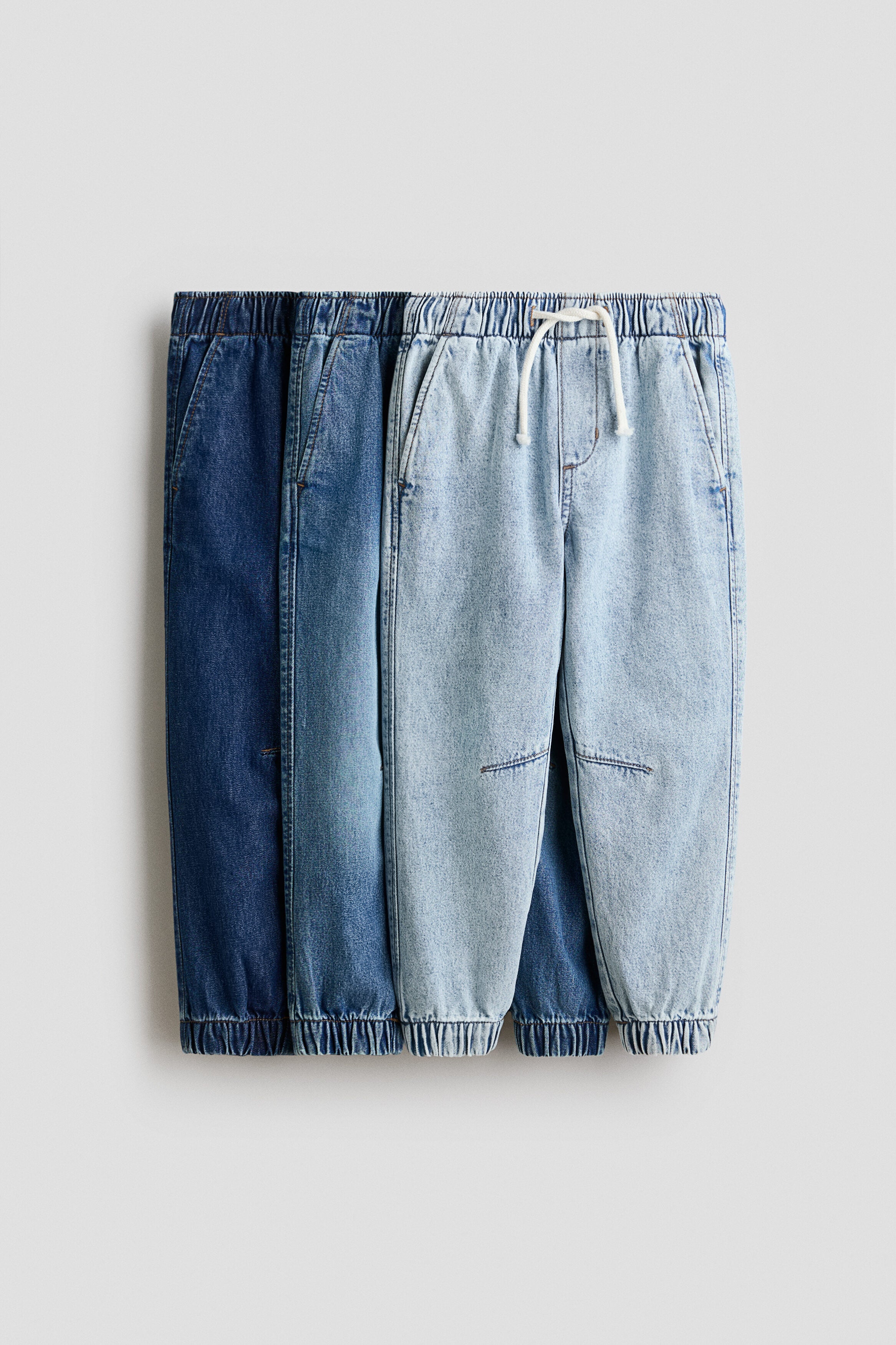 3-pack denim joggers - Blue 1 / 9-10 Years