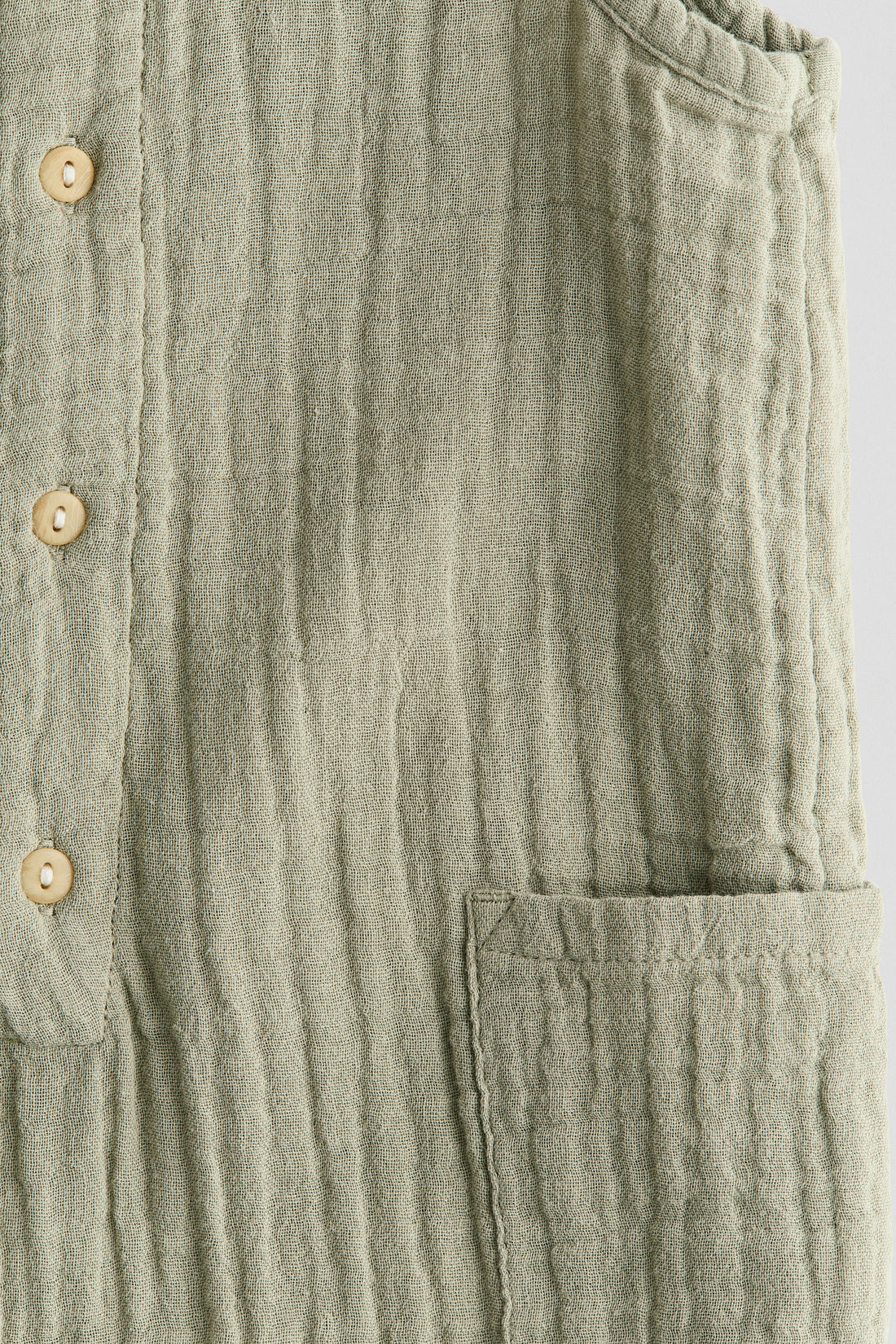 Cotton muslin romper suit