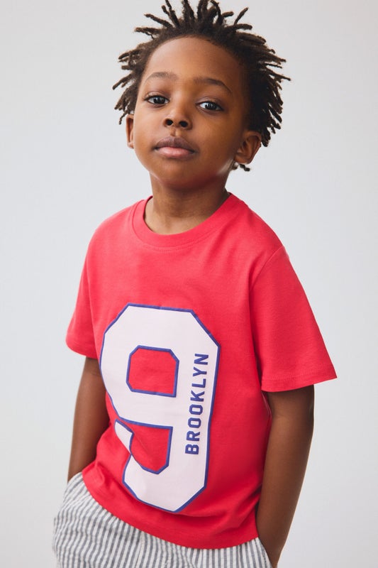 Printed cotton T-shirt