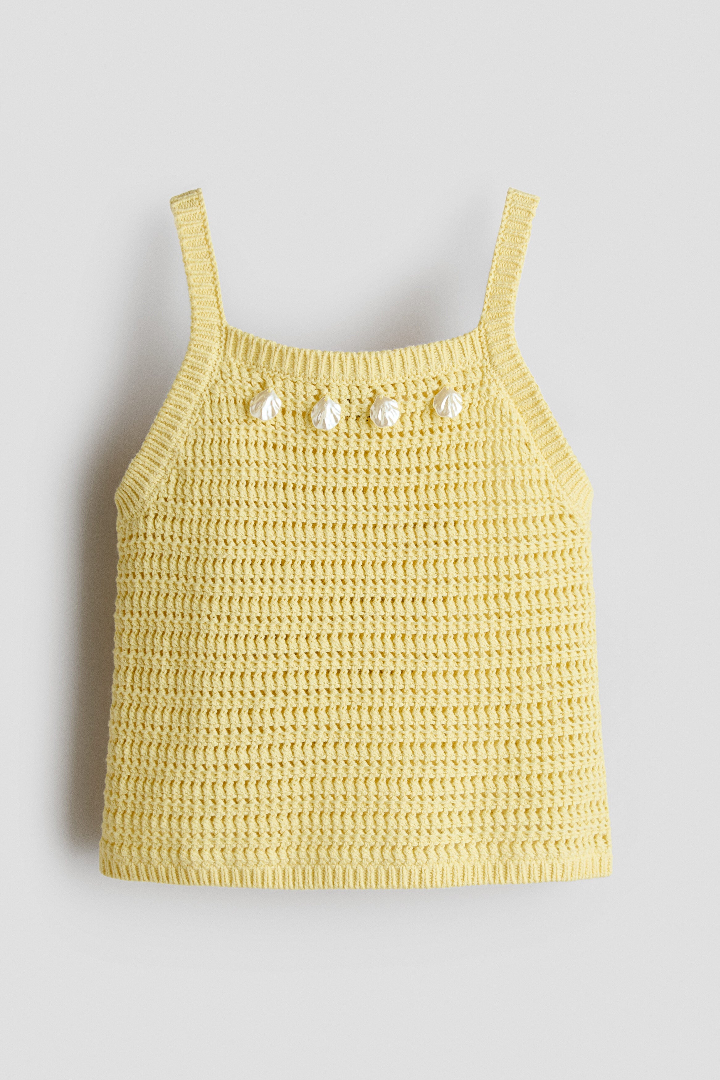 Embellished strappy top