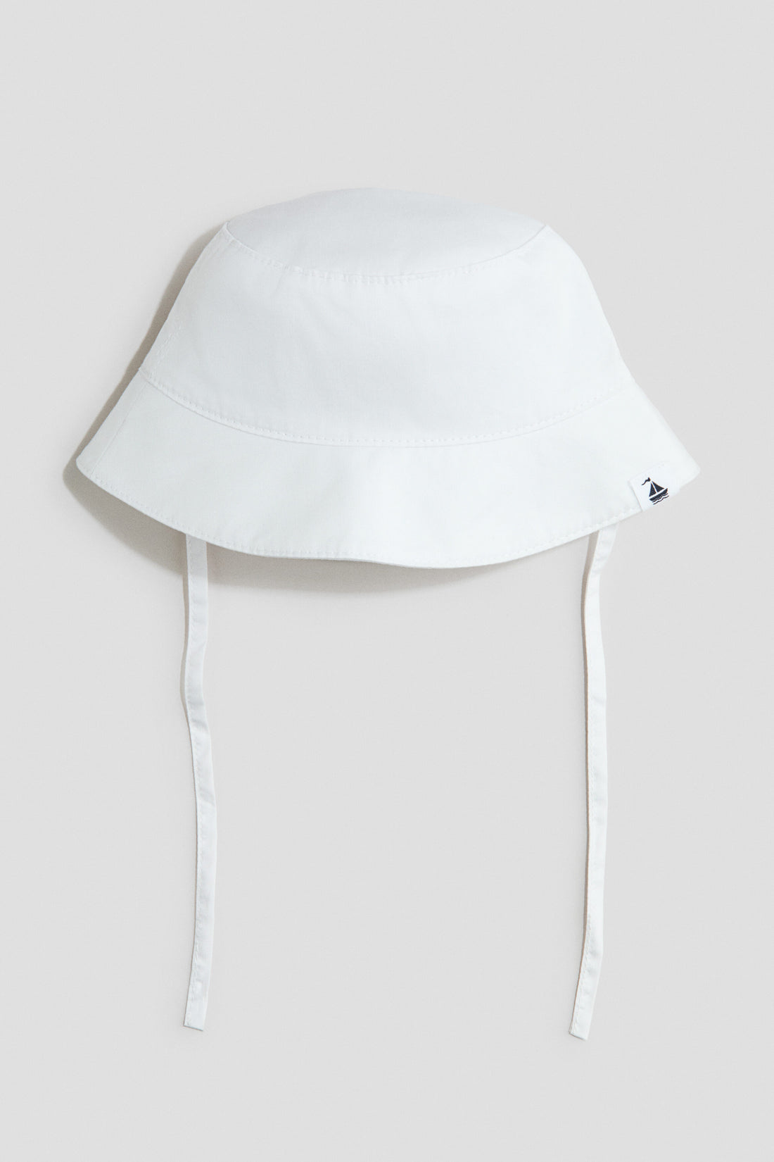 Cotton bucket hat - White 7 / 6-12 Months