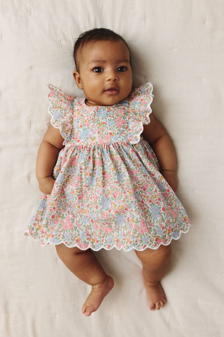 Frill-trimmed bodysuit dress Image 1 of 6