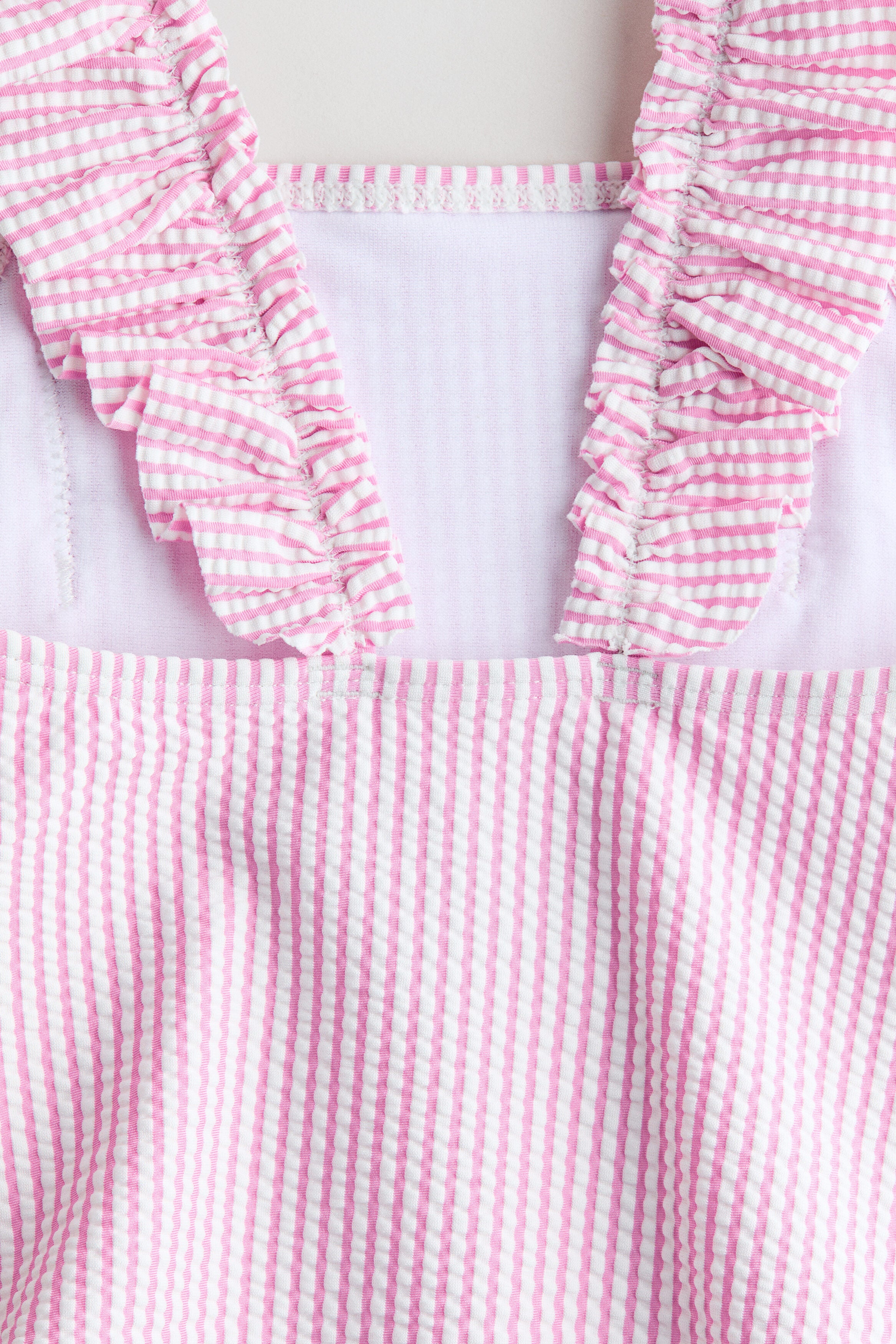 Frill-trimmed swimsuit
