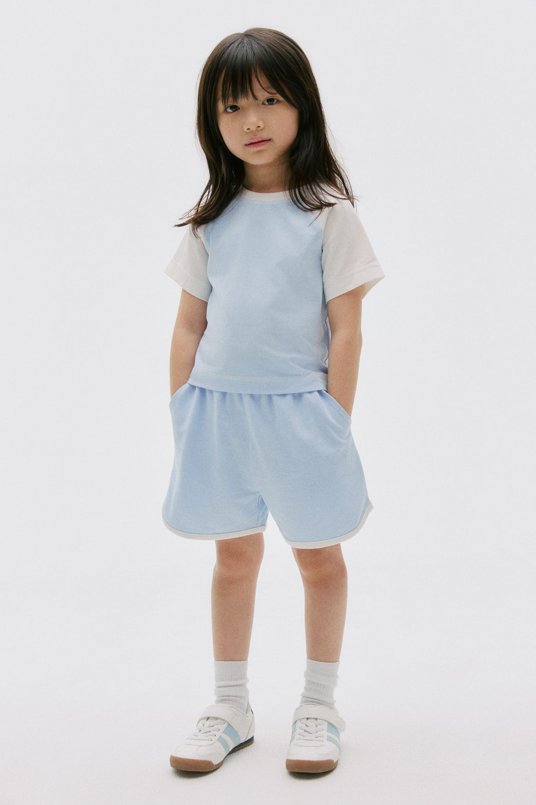 COOLMAX® Jersey shorts - Light Blue / 1.5-2 Years
