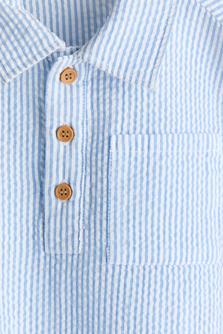 2-piece cotton seersucker set Image 2 of 2