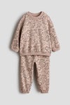 2-piece printed sweatshirt set