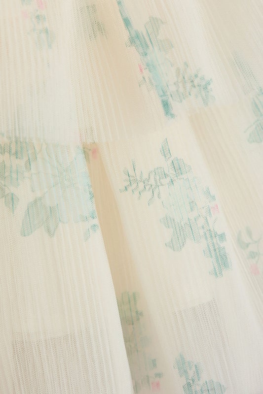 Tiered tulle-skirt dress