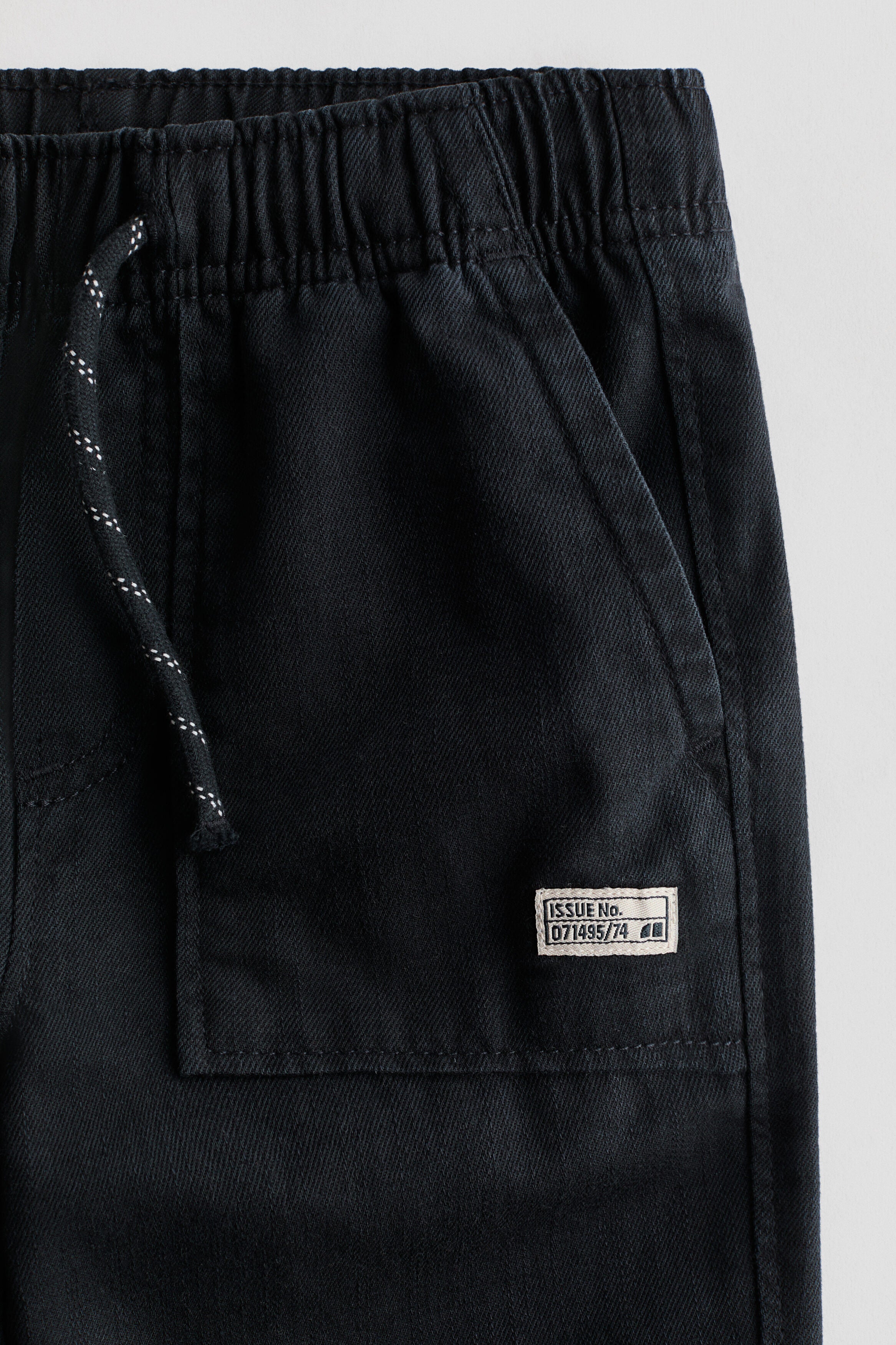 Cotton twill joggers