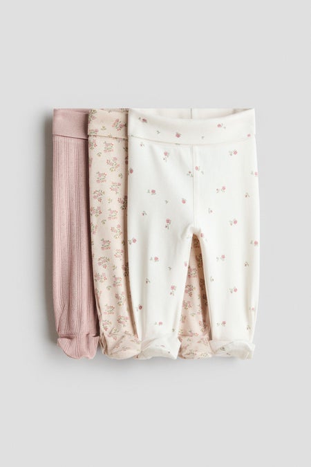3-pack cotton leggings