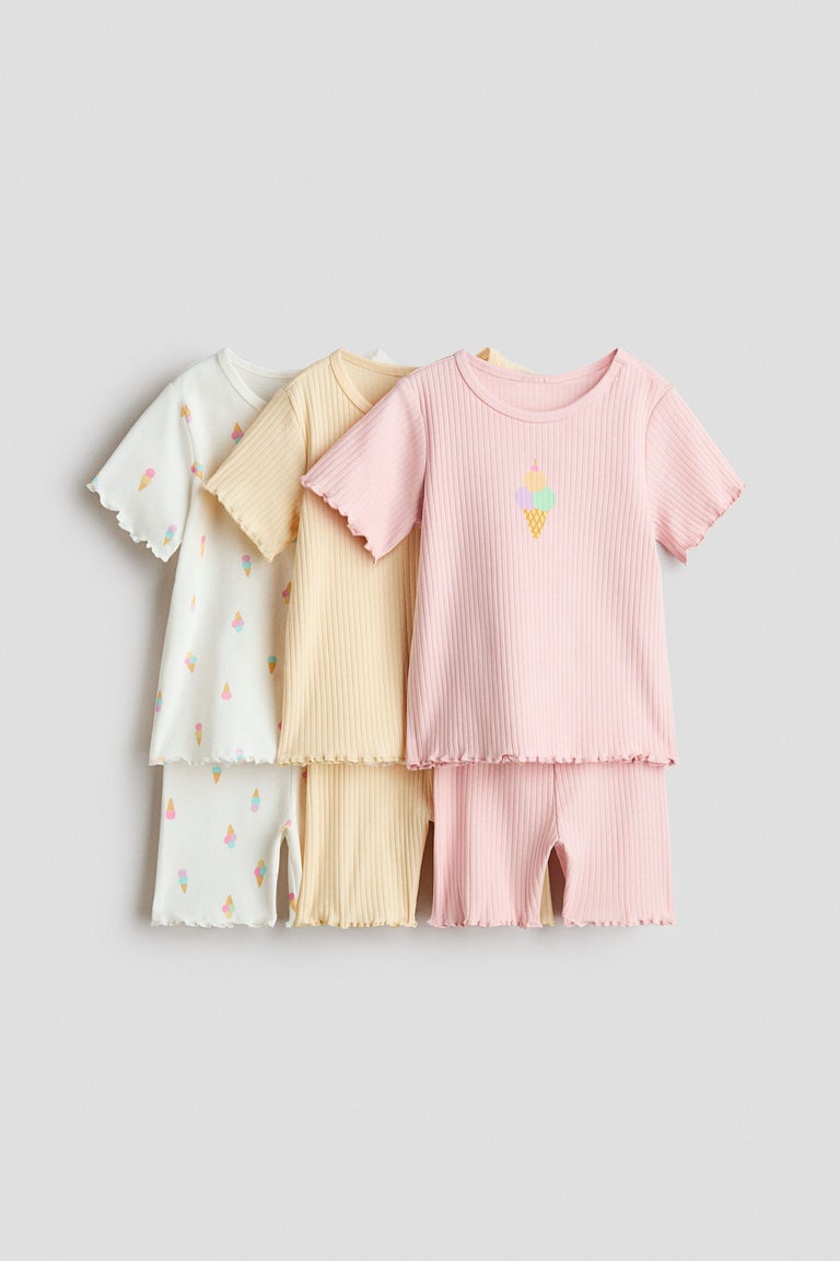 3-pack cotton pyjamas Image 1 of 2