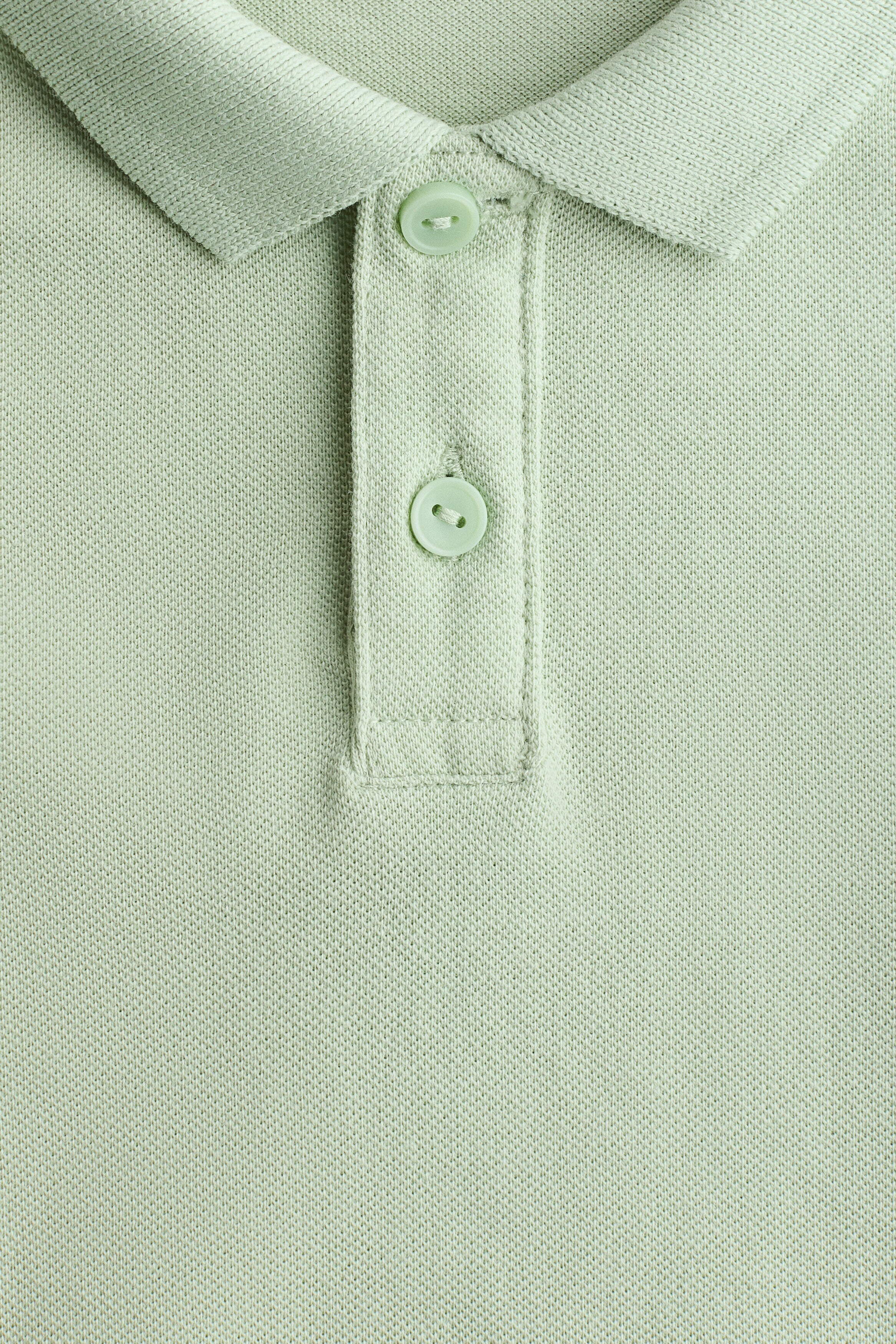 Cotton piqué polo shirt