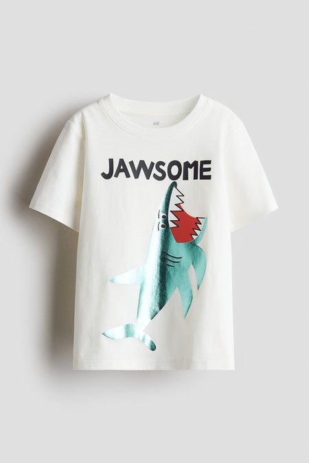 Printed cotton T-shirt