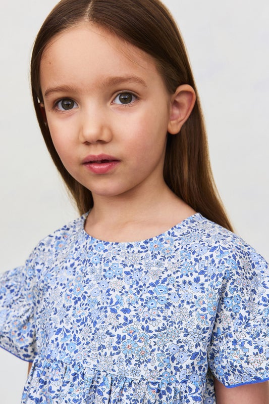 Printed cotton dress