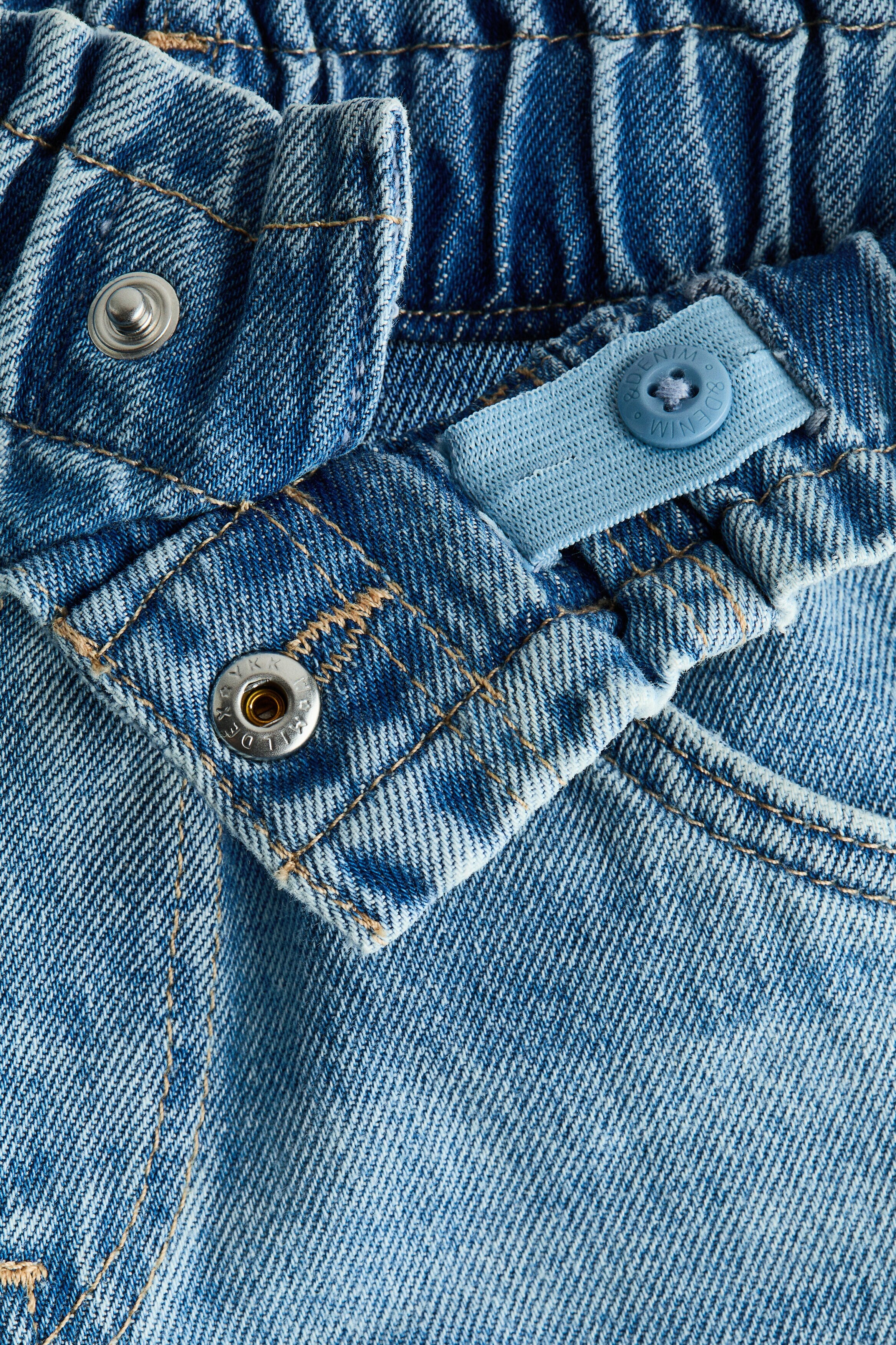 Relaxed paperbag jeans