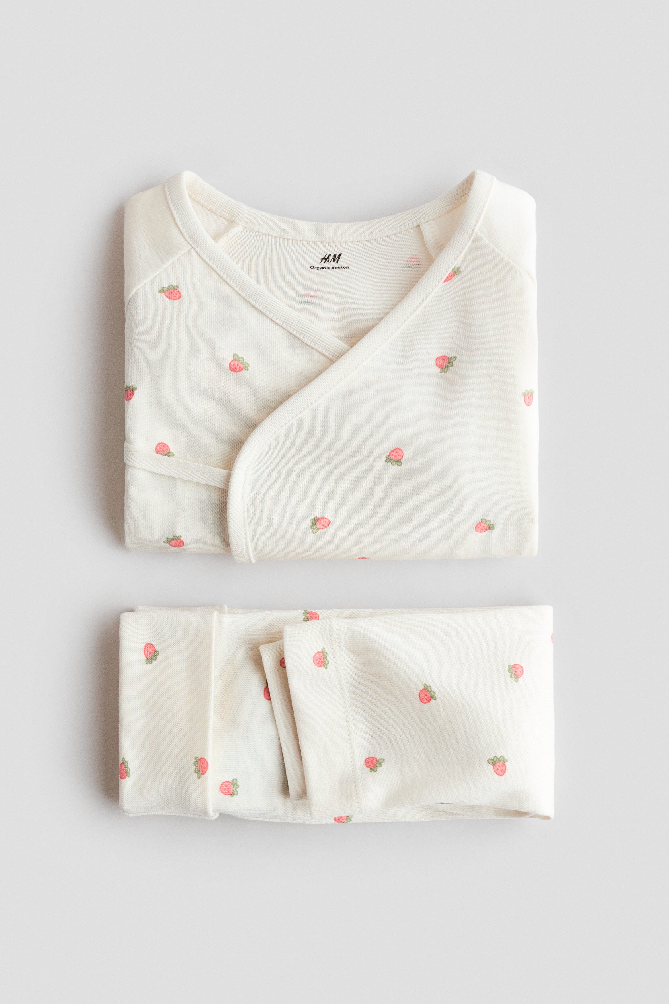2-piece wrapover top and leggings set