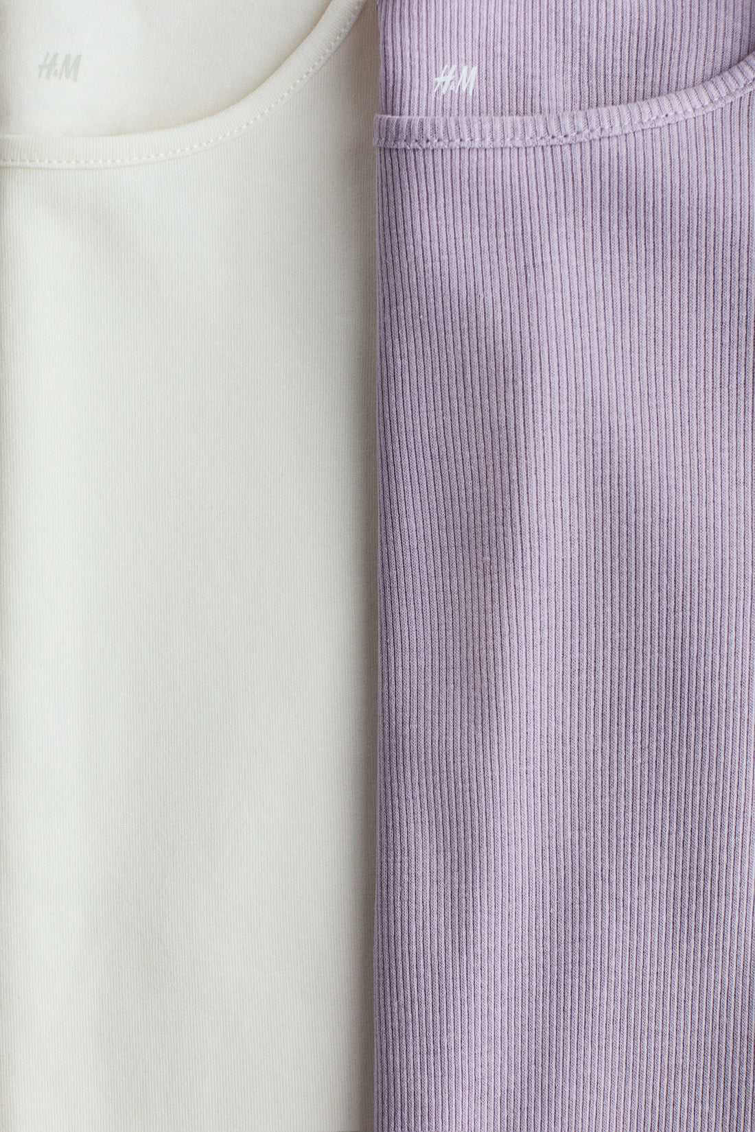 2-pack frill-trimmed jersey tops