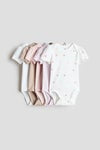 5-pack cotton bodysuits