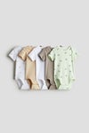 5-pack cotton bodysuits