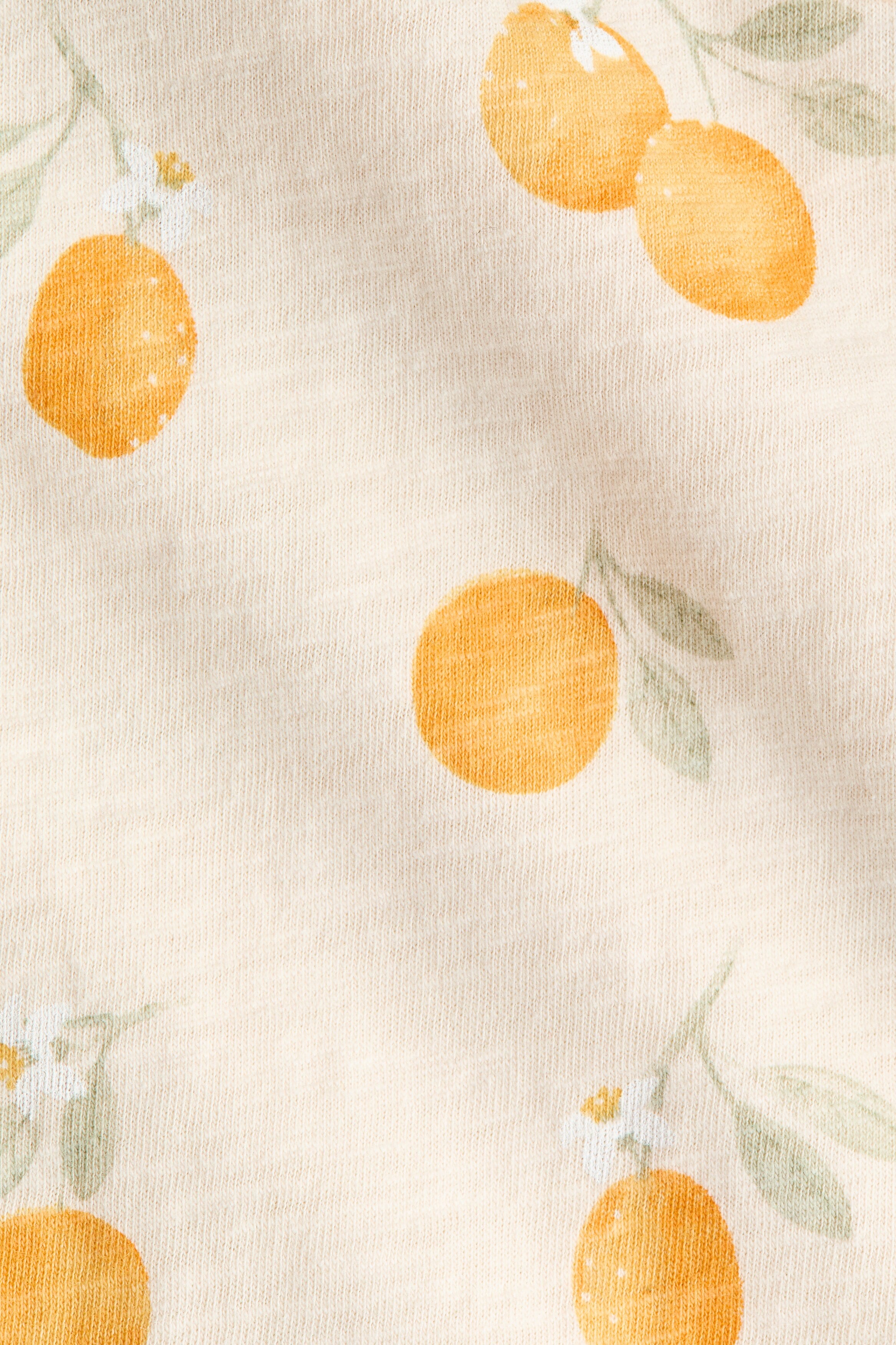 Printed cotton romper suit