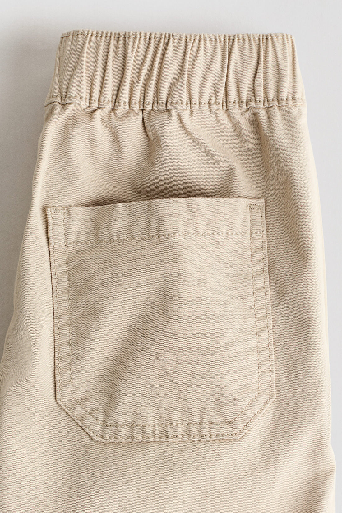 Cotton twill cargo joggers