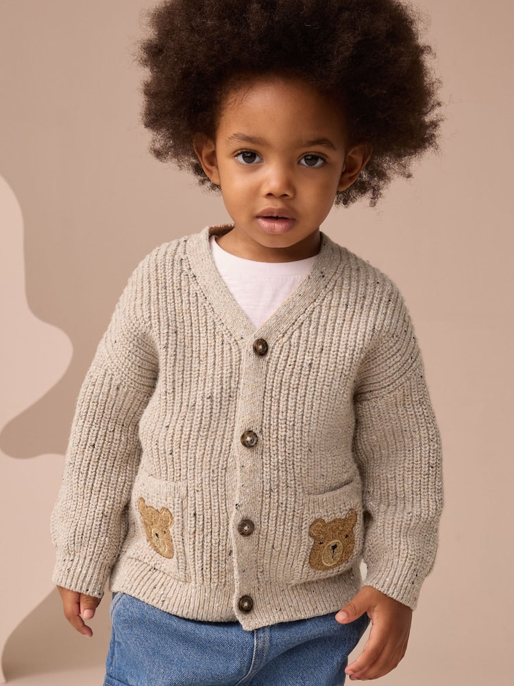 Neutral Bears Character Cardigan (3mths-7yrs)