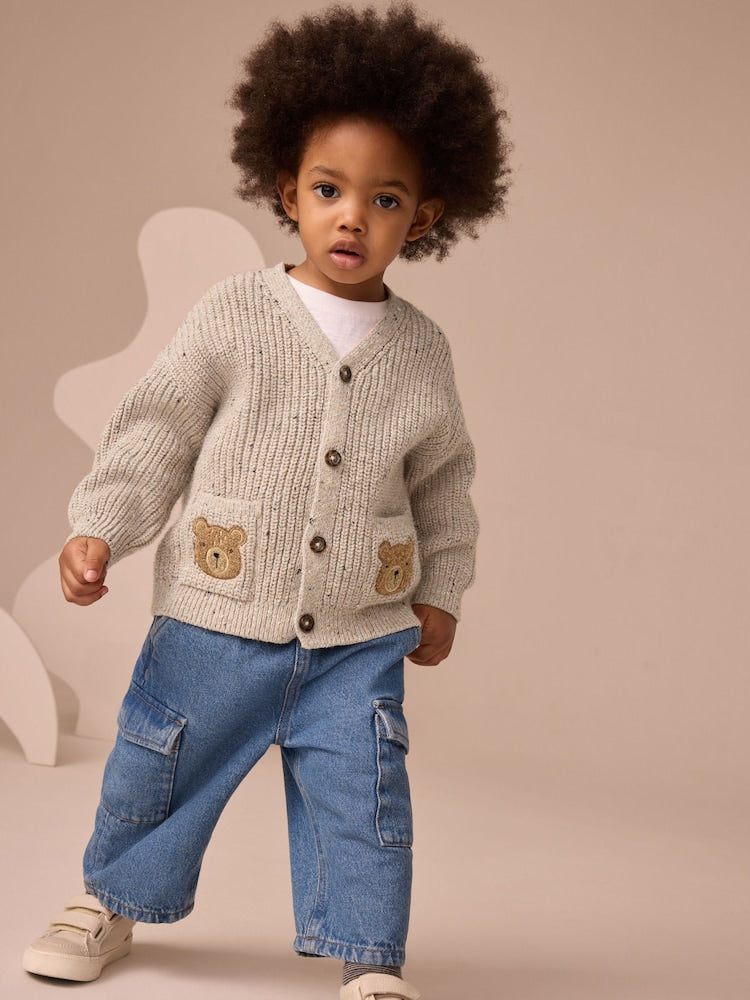 Neutral Bears Character Cardigan (3mths-7yrs)