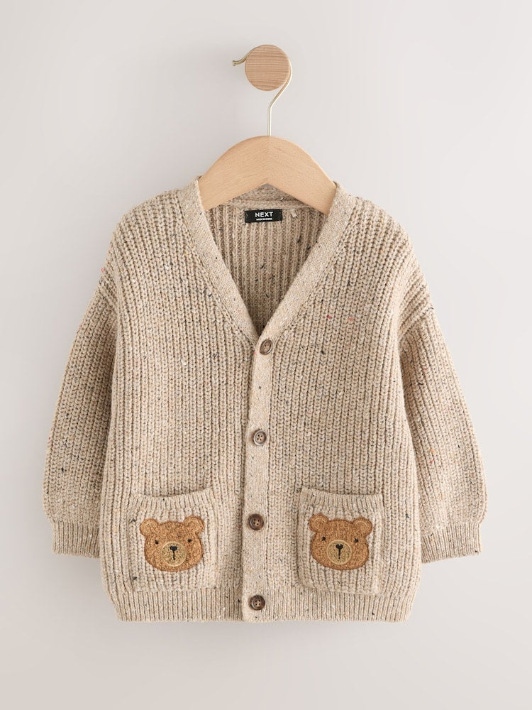 Neutral Bears Character Cardigan (3mths-7yrs)