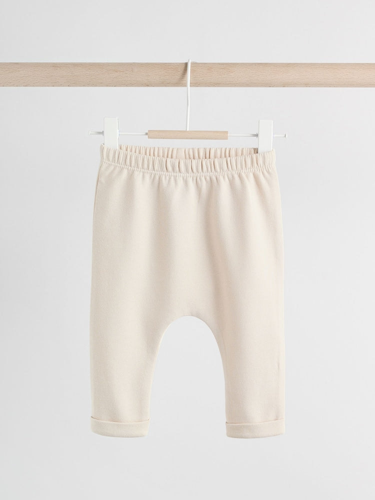 Neutral Bear Baby 100% Cotton Leggings 2 Pack (0mths-2yrs)