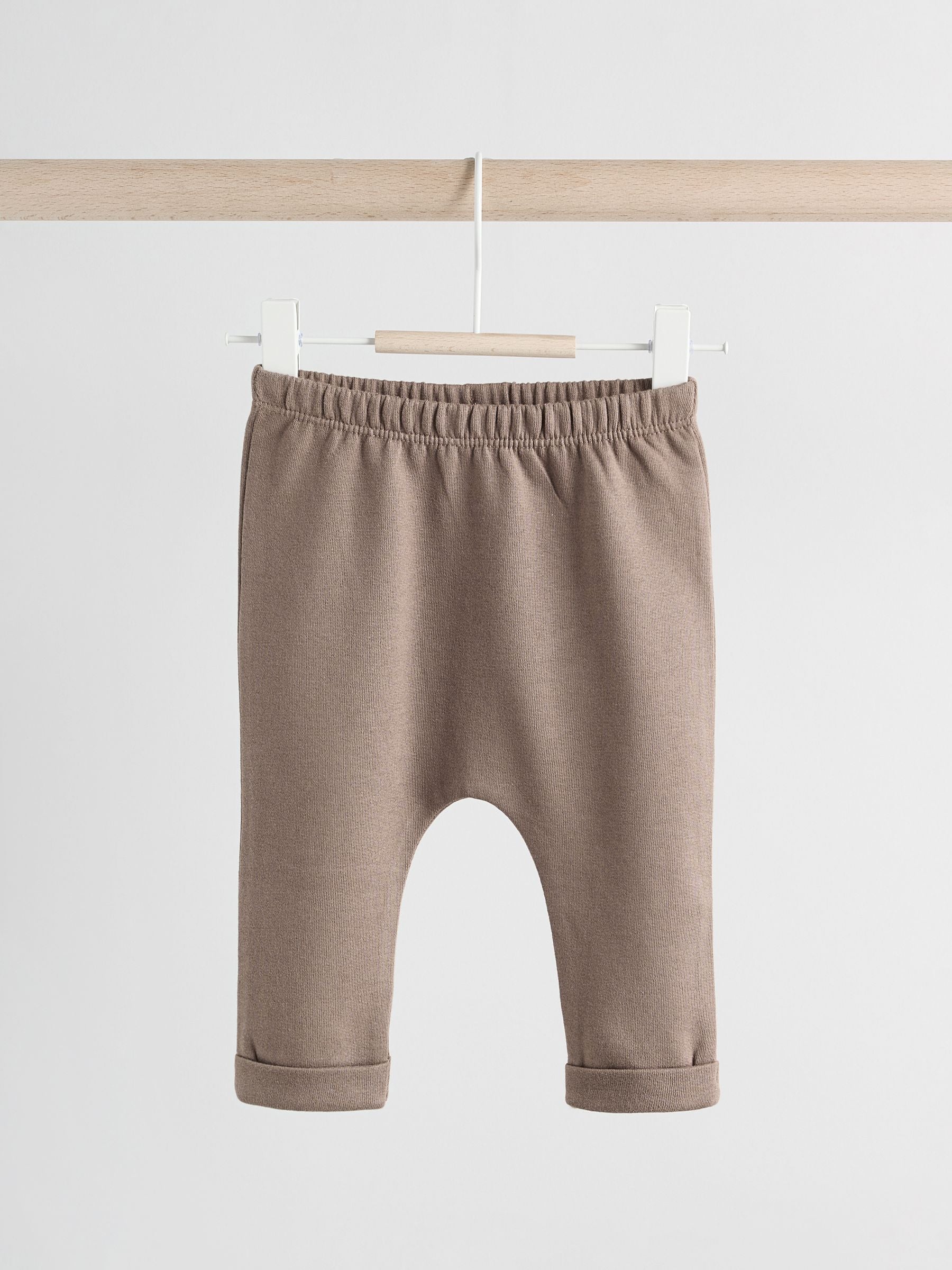 Neutral Bear Baby 100% Cotton Leggings 2 Pack (0mths-2yrs) - Size Up to 1 Month (56cm)