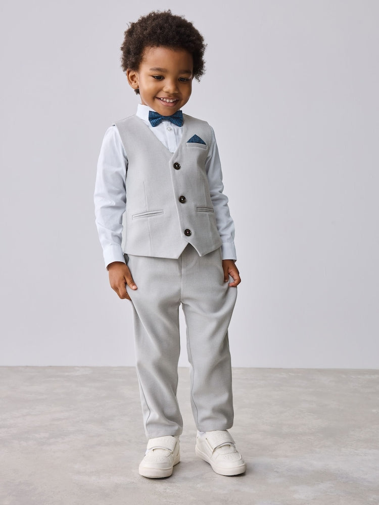 Baker by Ted Baker Waistcoat Shirt And Trousers Set